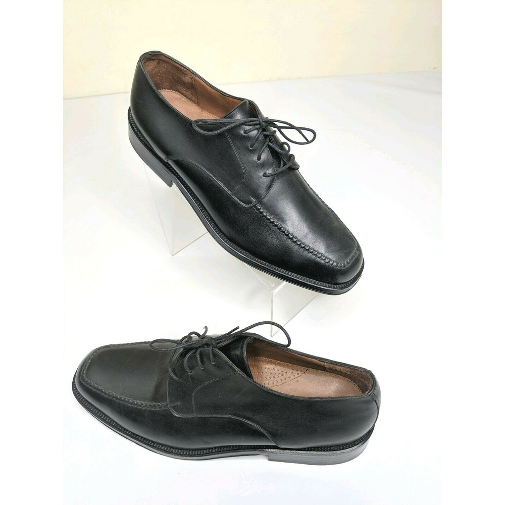 Cole Haan City Black Leather Lace Up Casual Dress Oxford Shoe‎ Mens 13 D EUC